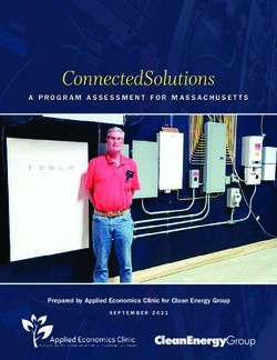 CONNECTEDSOLUTIONS A PROGRAM ASSESSMENT FOR MASSACHUSETTS - PREPARED BY APPLIED ECONOMICS CLINIC FOR CLEAN ENERGY GROUP