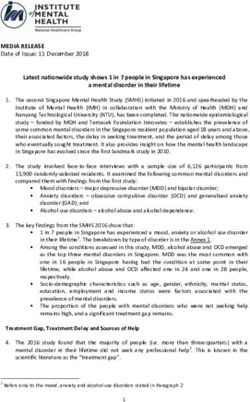 MEDIA RELEASE Date of Issue: 11 December 2018 - IMH