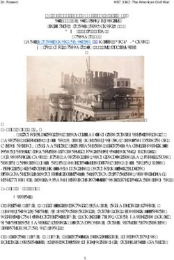 HIST 3342: The American Civil War - Angelo State University