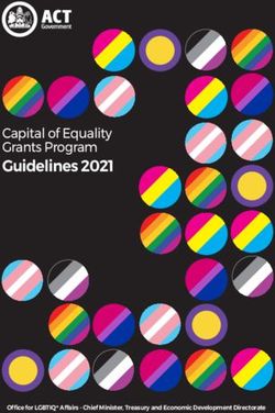 Guidelines 2021 Capital of Equality Grants Program - Office for LGBTIQ+ Affairs - Chief Minister, Treasury and Economic Development Directorate ...