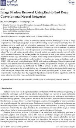 Image Shadow Removal Using End-to-End Deep Convolutional Neural Networks - MDPI