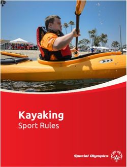 Kayaking Sport Rules - KAYAKING SPORT RULES - Special Olympics