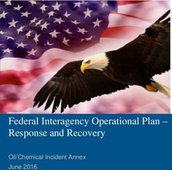 Federal Interagency Operational Plan - Response and Recovery - Oil/Chemical Incident Annex June 2016 - FEMA