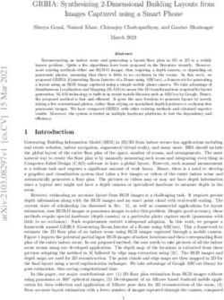 GRIHA: Synthesizing 2-Dimensional Building Layouts from Images Captured using a Smart Phone