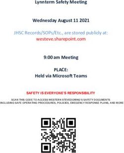 PLACE: Lynnterm Safety Meeting Wednesday August 11 2021