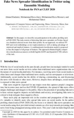 Fake News Spreader Identification in Twitter using Ensemble Modeling - PAN