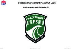 Strategic Improvement Plan 2021-2024 - Blacksmiths Public School 4197 - Amazon AWS