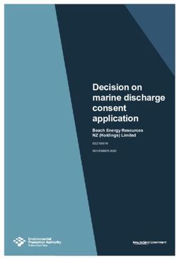 Decision on marine discharge consent application - Beach Energy Resources NZ (Holdings) Limited - EPA
