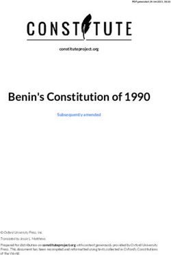 Benin's Constitution of 1990 - Constitute Project