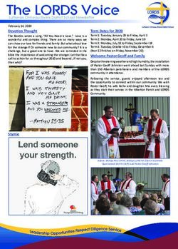 The LORDS Voice - Lutheran Ormeau Rivers District School