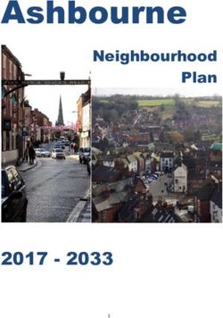 Ashbourne 2017 - 2033 - Neighbourhood Plan - Ashbourne Town Council