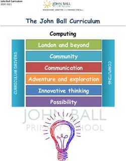 The John Ball Curriculum Computing London and beyond Community Communication Adventure and exploration Innovative thinking Possibility - John Ball ...