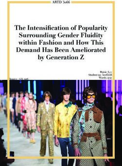 The Intensification of Popularity Surrounding Gender Fluidity within Fashion and How This Demand Has Been Ameliorated by Generation Z - ARTD 3066