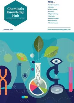 CHEMICALS KNOWLEDGE HUB - CPHI