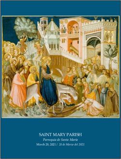 SAINT MARY PARISH Parroquia de Santa María - March 28, 2021 / 28 de Marzo del 2021 - Saint Mary Parish (Waltham)