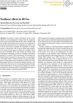 Nonlinear effects in 4D-Var - Nonlinear Processes in Geophysics