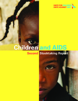 Children and AIDS Second Stocktaking Report