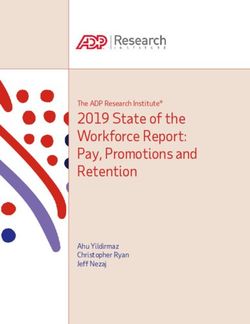 2019 State of the Workforce Report: Pay, Promotions and Retention - The ADP Research Institute - Ahu Yildirmaz Christopher Ryan Jeff Nezaj - ADP.com