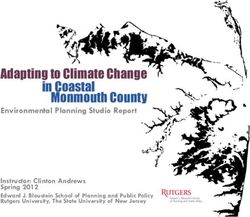 Adapting to Climate Change in Coastal Monmouth County - Environmental Planning Studio Report
