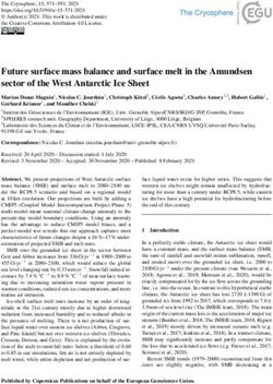 Future surface mass balance and surface melt in the Amundsen sector of the West Antarctic Ice Sheet - The Cryosphere