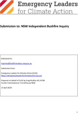 Submission to: NSW Independent Bushfire Inquiry - Emergency Leaders for ...