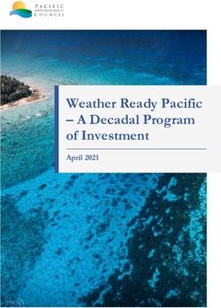 Weather Ready Pacific - A Decadal Program of Investment - April 2021