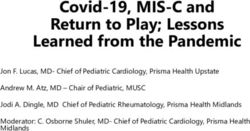 Covid-19, MIS-C and Return to Play; Lessons Learned from the Pandemic