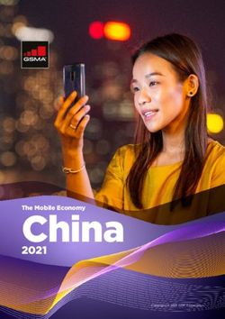 The Mobile Economy China 2021 - GSMA