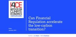 Can Financial Regulation accelerate the low-carbon transition? - I4CE
