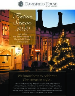 Festive Season 2020 - Danesfield House Hotel