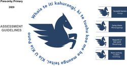 ASSESSMENT GUIDELINES - Ponsonby Primary 2020 - Ponsonby ...