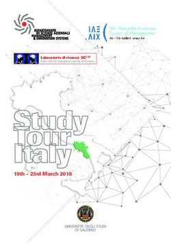 19th - 23rd March 2018 - Palazzo Innovazione
