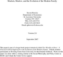 Markets, Maslow, and the Evolution of the Modern Family