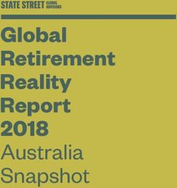 Global Retirement Reality Report 2018 - Australia Snapshot - State Street Global Advisors