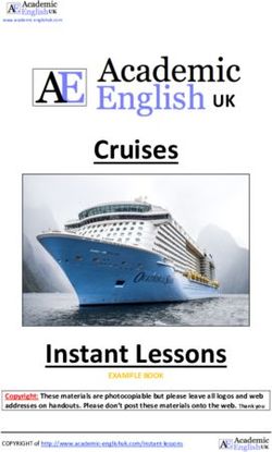 Cruises - Instant Lessons - Academic English UK