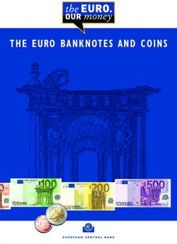 THE EURO BANKNOTES AND COINS - European Central Bank