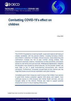 Combatting COVID-19's effect on children - Internet Segura