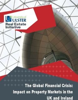 The Global Financial Crisis: Impact on Property Markets in the UK and Ireland - Real Estate Initiative