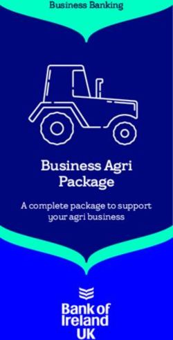 Business Agri Package - Business Banking - A complete package to support your agri business - Bank of Ireland UK