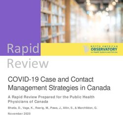 Rapid Review COVID-19 Case and Contact Management Strategies in Canada - A Rapid Review Prepared for the Public Health Physicians of Canada ...