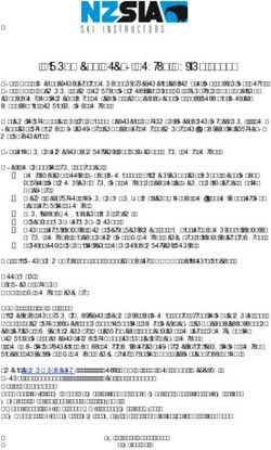 Alpine Race Coach Course Outline 2018