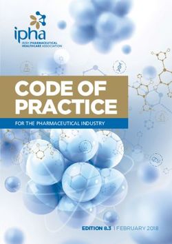 CODE OF PRACTICE FOR THE PHARMACEUTICAL INDUSTRY - EDITION 8.3 1 FEBRUARY 2018 - IPHA