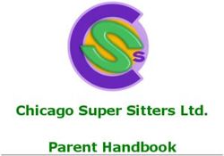 Chicago Super Sitters Ltd. Parent Handbook