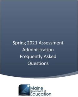 Spring 2021 Assessment Administration Frequently Asked Questions - Maine.gov