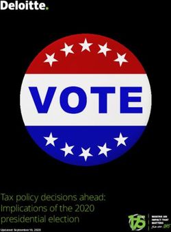 Tax policy decisions ahead: Implications of the 2020 presidential election - Deloitte