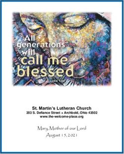 Mary, Mother of our Lord August 15, 2021 - St. Martin's Lutheran Church - St. Martin's ...