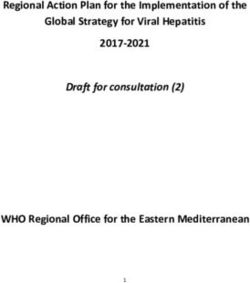 Regional Action Plan for the Implementation of the Global Strategy for Viral Hepatitis 2017 2021 - WHO Regional Office for the Eastern ...