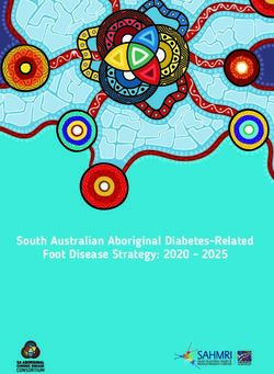 South Australian Aboriginal Diabetes-Related Foot Disease Strategy: 2020 2025