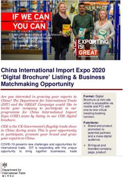 China International Import Expo 2020 'Digital Brochure' Listing & Business Matchmaking Opportunity