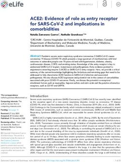 ACE2: EVIDENCE OF ROLE AS ENTRY RECEPTOR FOR SARS-COV-2 AND IMPLICATIONS IN COMORBIDITIES - ELIFE